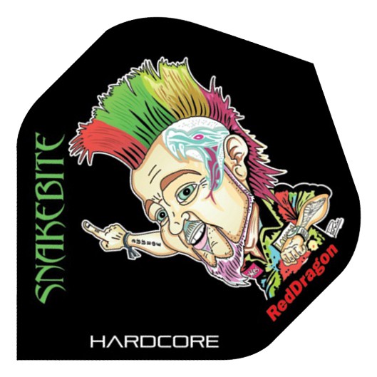 5 Satz Peter Wright Snakebite Hardcore Cartoon Flights