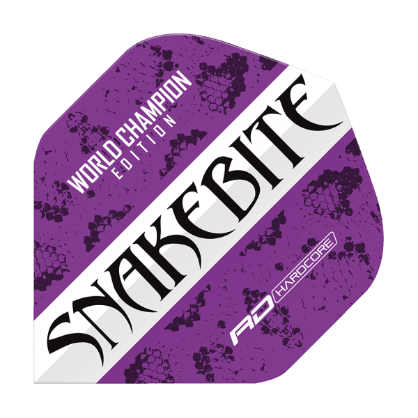 5 Satz Red Dragon Peter Wright World Champion Purple White Flights