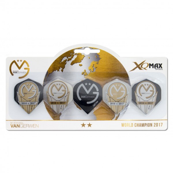 XQ Max Michael van Gerwen World Champion 2017 Flight Multipack